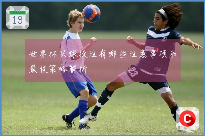 世界杯买球投注有哪些注意事项和最佳策略解析